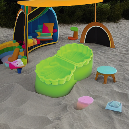 Песочница-ракушка двойная Paradiso