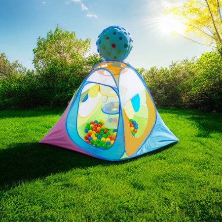 Палатка Конус с шариками