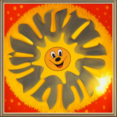 Декор на стену СОЛНЫШКО Pomy Toys