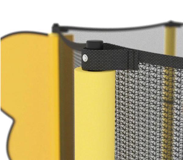 Батут каркасный с защитной сеткой UNIX Line 4,6 фт. BEE 140 см