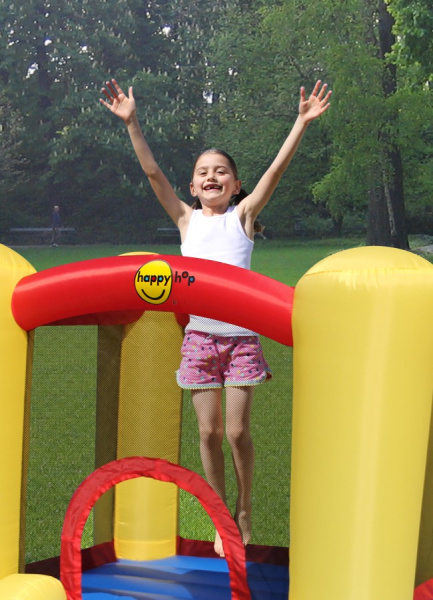 Надувной батут с горкой Попрыгун 2 Happy Hop