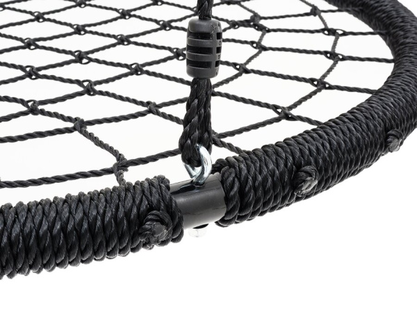 Качели-гнездо подвесные UNIX Line черные 100 см