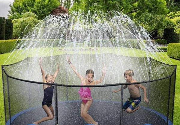 Батут с защитной сеткой ACTIVITY 8 2,4 м синий Perfetto Sport