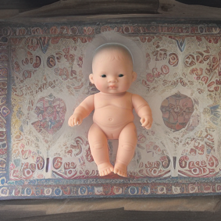 Кукла девочка азиатка 21 см