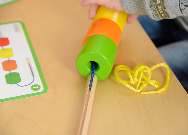 Игра-сортировка Шнуровка Бусы (Набор 2) Masterkids