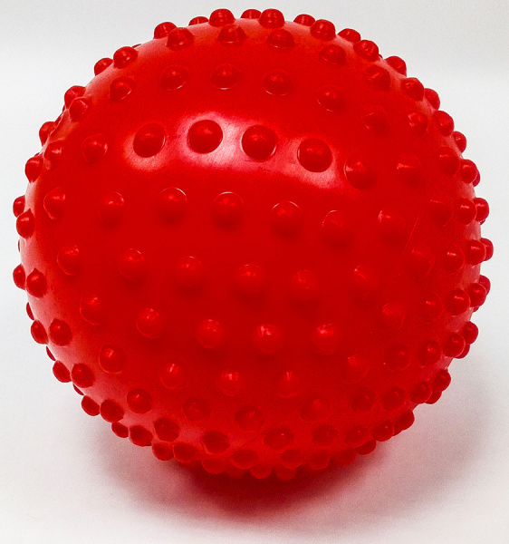 Мяч массажный с шипами 20 см, 1 штука Тех-пласт