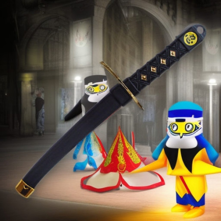 Меч ниндзя, 42 см Snowmen