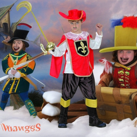 Мушкетер, рост 120-130 Snowmen