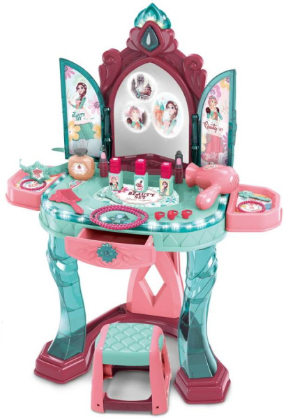 Игровой набор Трюмо принцессы Beauty Angel с пуфиком (со светом и звуком) PITUSO