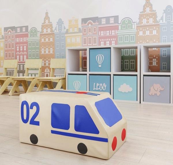 Мягкий игровой модуль Фургон Полиция Romana