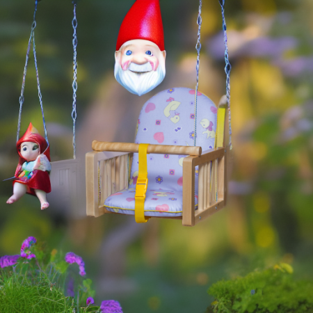 Качели детские с подвесом ГНОМ