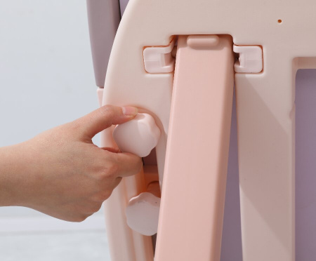 Развивающий детский мольберт UNIX Kids розовый