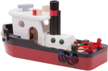 Буксир деревянный New Classic Toys