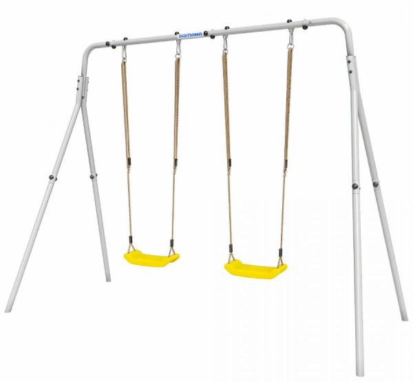Качели двойные + качели ПЛАСТИКОВЫЕ Romana