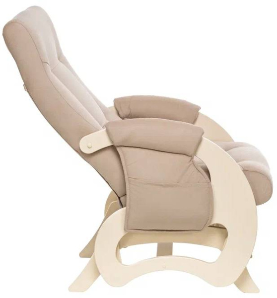 Кресло для кормления Milli Ария с карманами (дуб шампань, ткань V20)