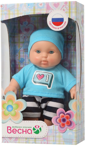 Кукла Карапуз Прогулка 20 см Весна