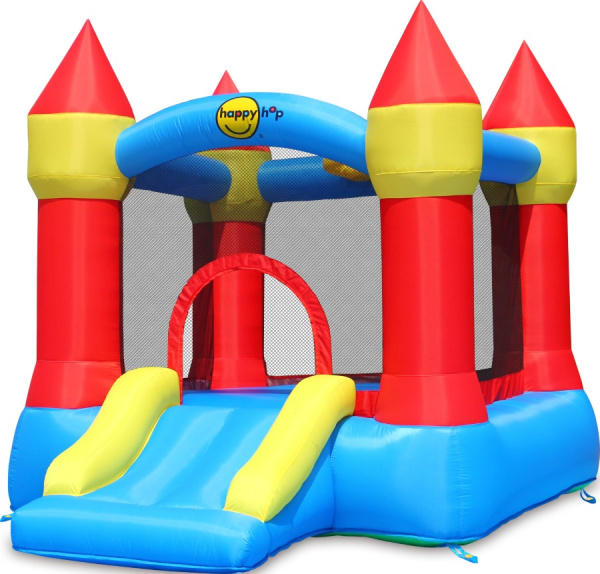 Надувной батут с горкой Мини-крепость Happy Hop
