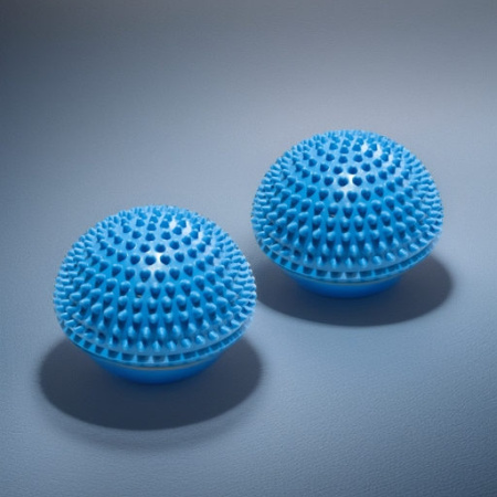 Полусфера массажно-балансировочная синяя, 2 штуки
