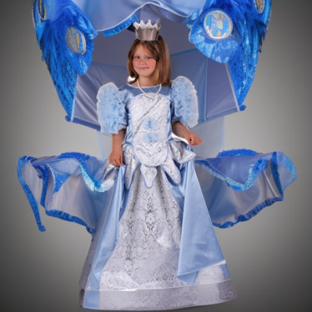 Карнавальный костюм Принцесса голубая ЛЮКС, рост 140 Lipta TDP