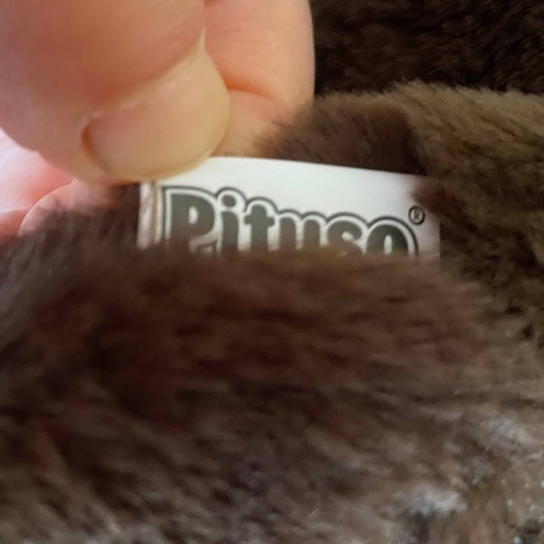 Попрыгун Лошадка черная с чехлом, со звуком Pituso