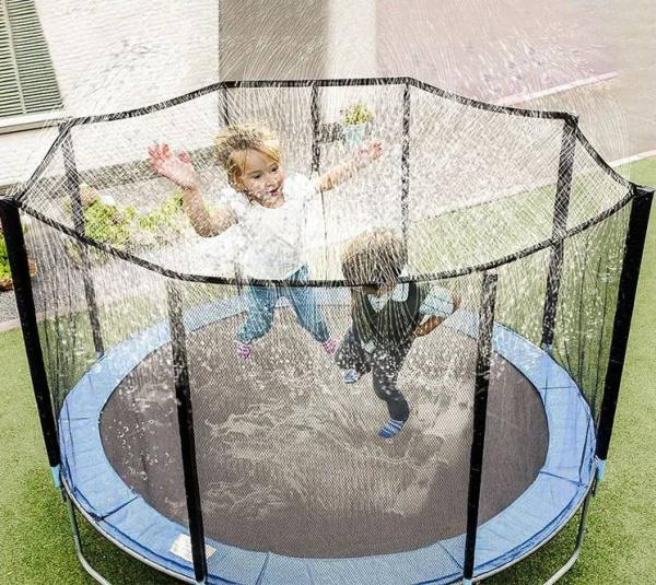 Батут с защитной сеткой PREMIUM MOVING 6 1,8 м зеленый Perfetto Sport