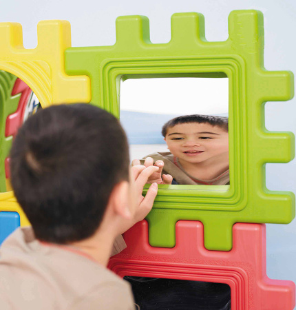 Тактильный зеркальный куб, 6 панелей Weplay