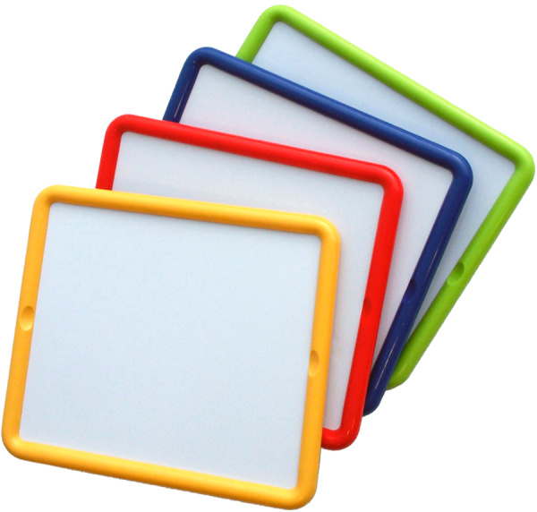 Доска магнитная двухсторонняя для рисования 30х26 см, 4 штуки Miniland