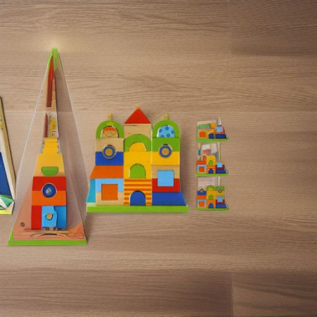 Пирамидка-головоломка МОЙ ДОМ Woody