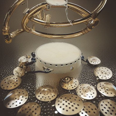 Тамбурин деревянный