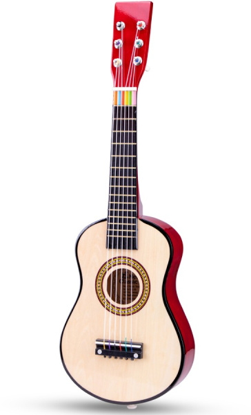 Игрушка музыкальная Гитара 60 см коричневая New Classic Toys