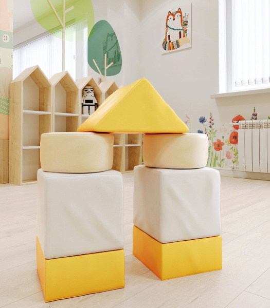 Мягкие игровые модули Универсальный набор Pastel Romana