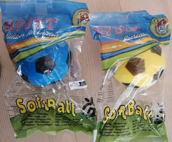 Мяч поролоновый 12 см 1 штука Italveneta Didattica