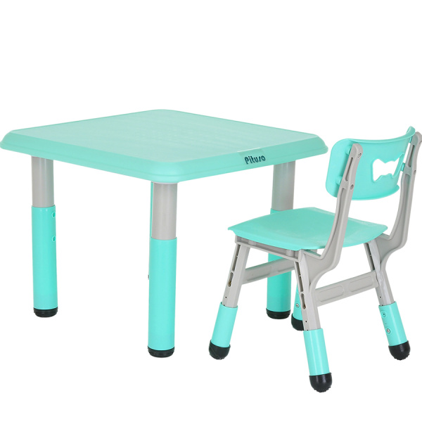 Растущие столик со стульчиком ментол Pituso