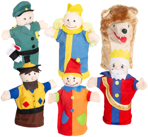 Набор перчаточных кукол для детского игрового театра, 6 штук Roba