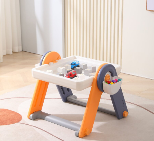 Развивающий детский столик со стульчиком 4 в 1 желтый UNIX Kids