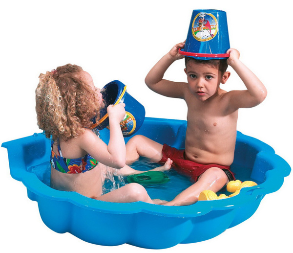 Песочница-ракушка MAXI голубая Paradiso