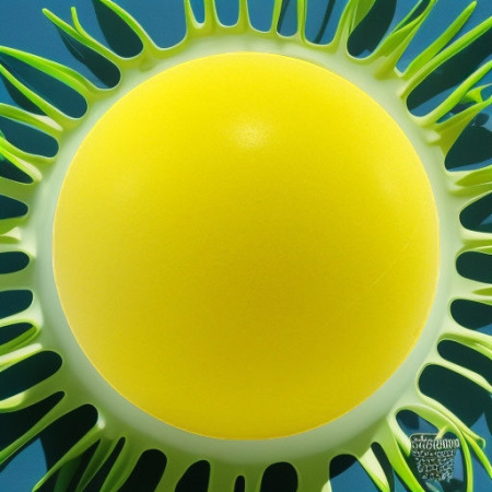 Мяч поролоновый желтый, 20 см Italveneta Didattica