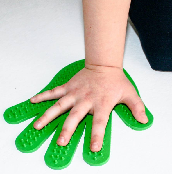 Следочки массажные Ладошки 20х18 см (пара) Тех-пласт