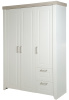 Трехстворчатый шкаф Felicia белый Roba