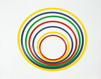 Обруч гимнастический плоский 30 см