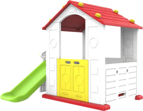 Домик игровой с горкой и баскетбольным кольцом ТОМО Toy Monarch
