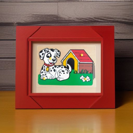Рамка-вкладыш Собачка с будкой ЛЭМ