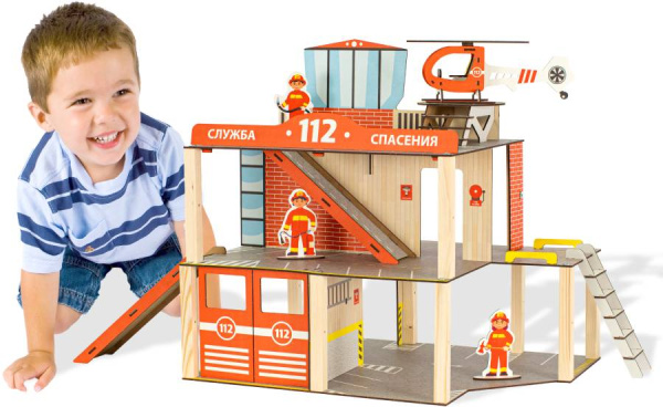 Парковка деревянная Служба спасения M-WOOD