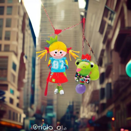Подвесная игрушка ДЕВОЧКА В ГОРОДЕ Yookidoo