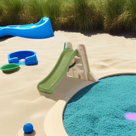 Большая складная горка