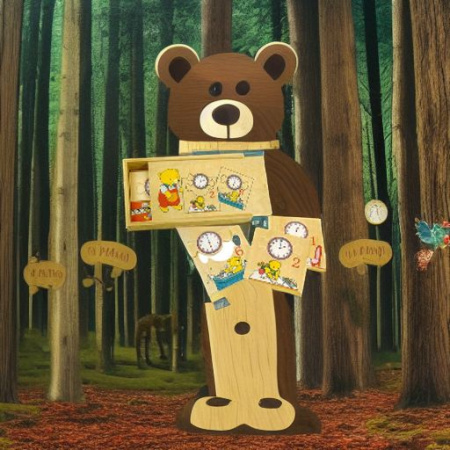 Часы медвежонка Woody