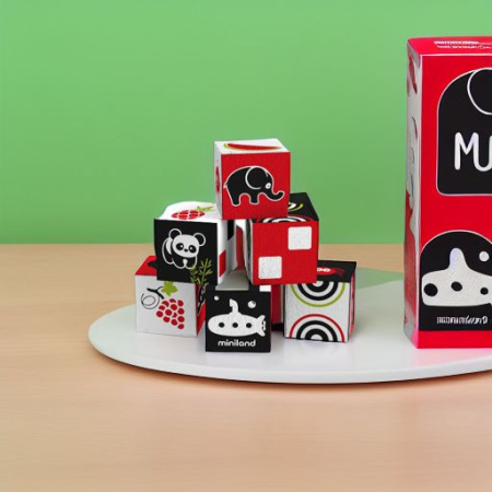 Первые кубики Мякиши, 6 штук Miniland