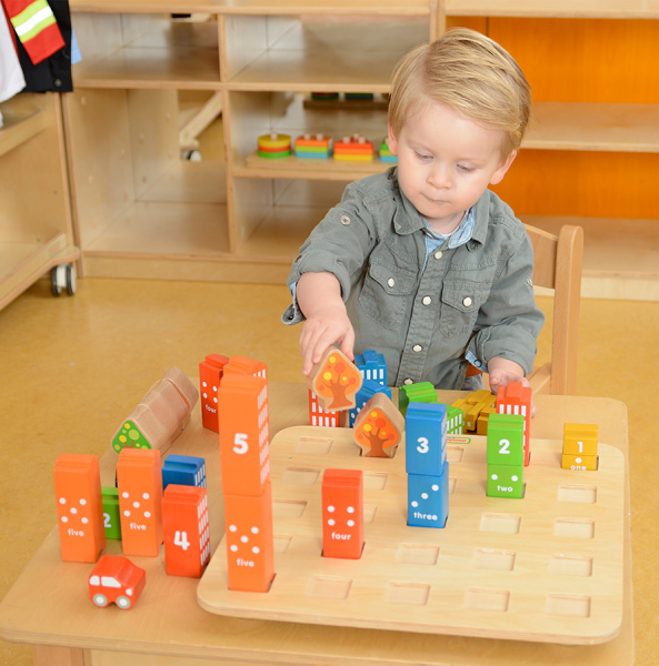 Панель настольная  Маленький город, 33 детали Masterkids