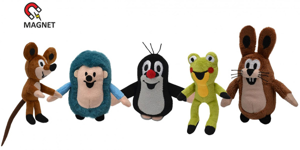 Набор Кротик и друзья 10 см с магнитами, 5 штук Moravska Ustrenda Brno