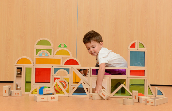 Радужные блоки с зеркалами, 58 штук Masterkids